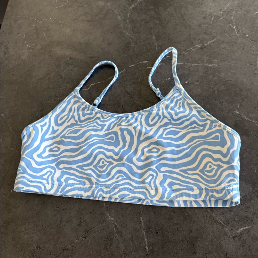 Cotton On Body Blue and White Sports Bra